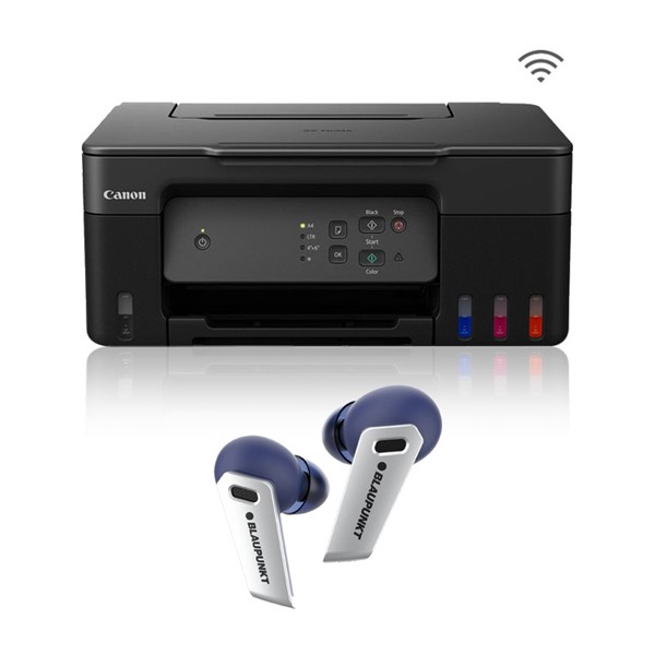 Picture of Canon PIXMA  G3730 All-in-one Wireless Inktank Printer + Blaupunkt Earbuds Free on Redemption